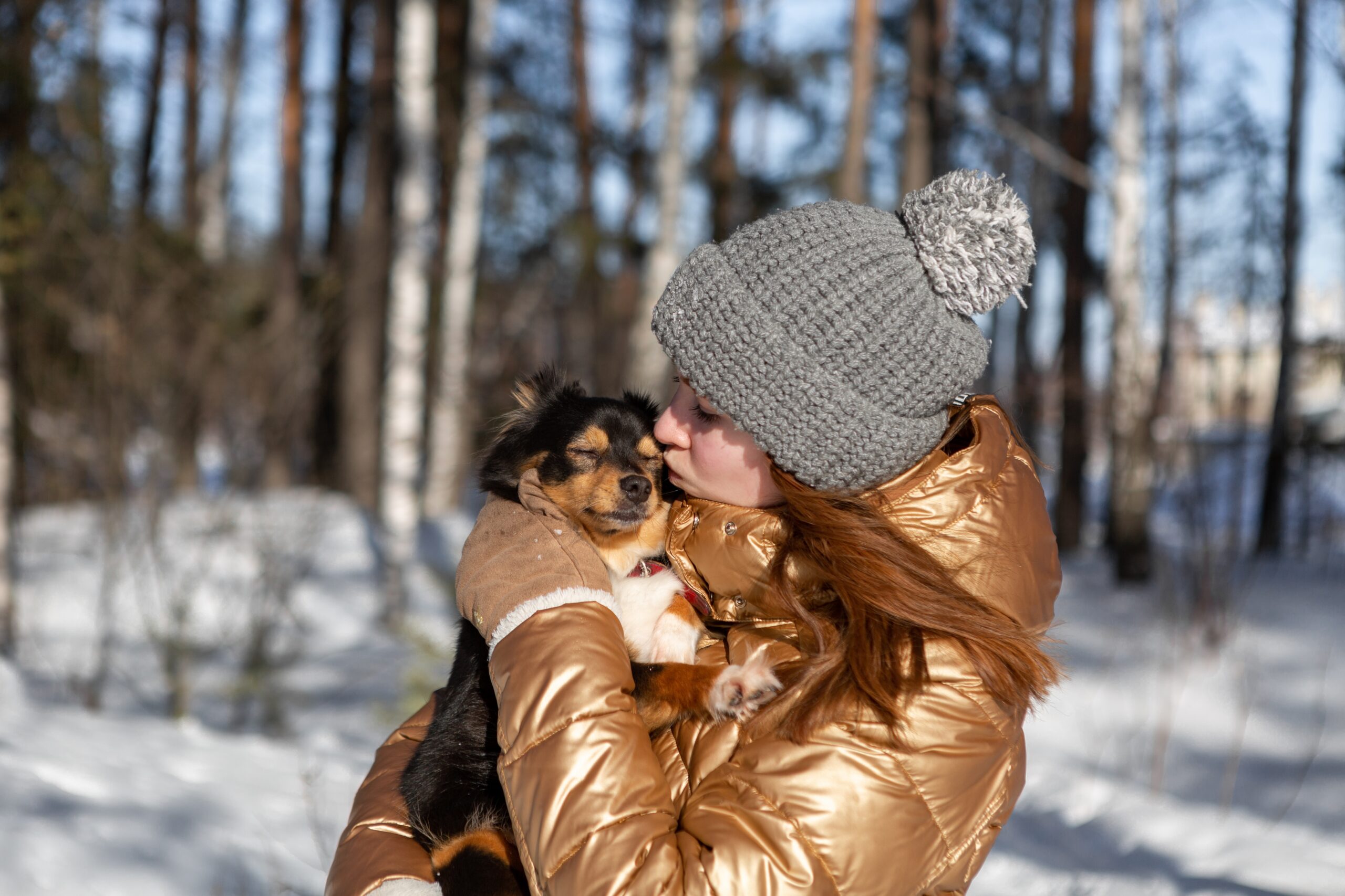 Est-il conseillé d'habiller un chiot en hiver ?