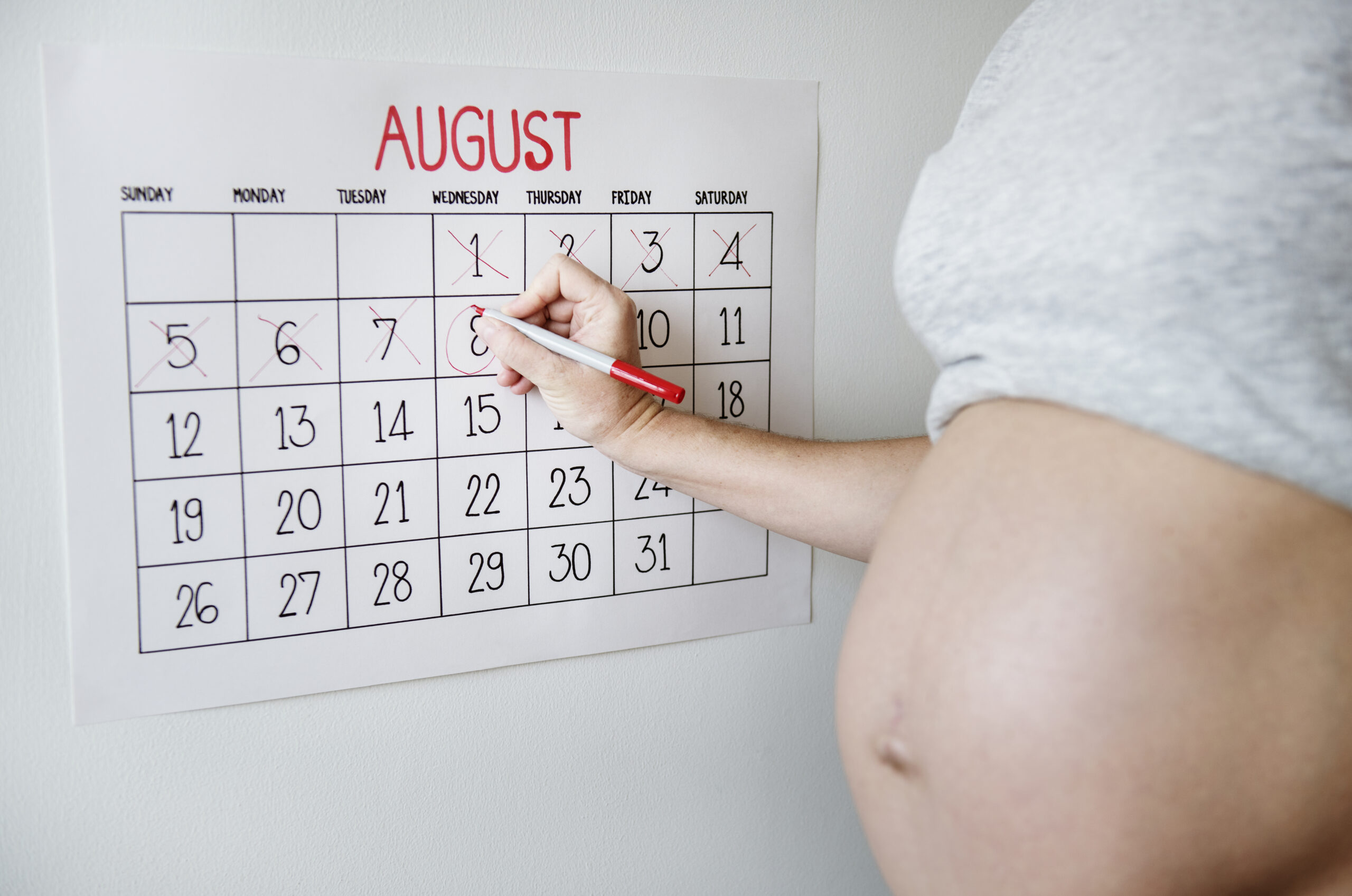 Calculez votre date d'accouchement prévue