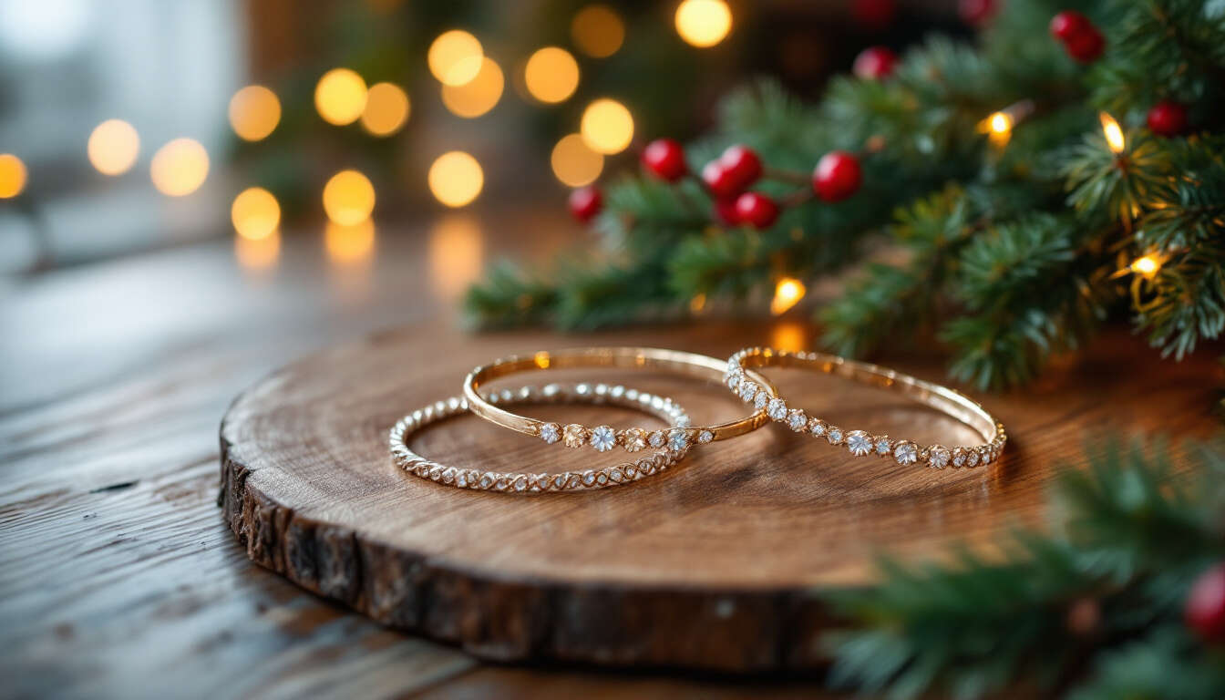 Bracelet de Noël : idées Cadeaux Festives
