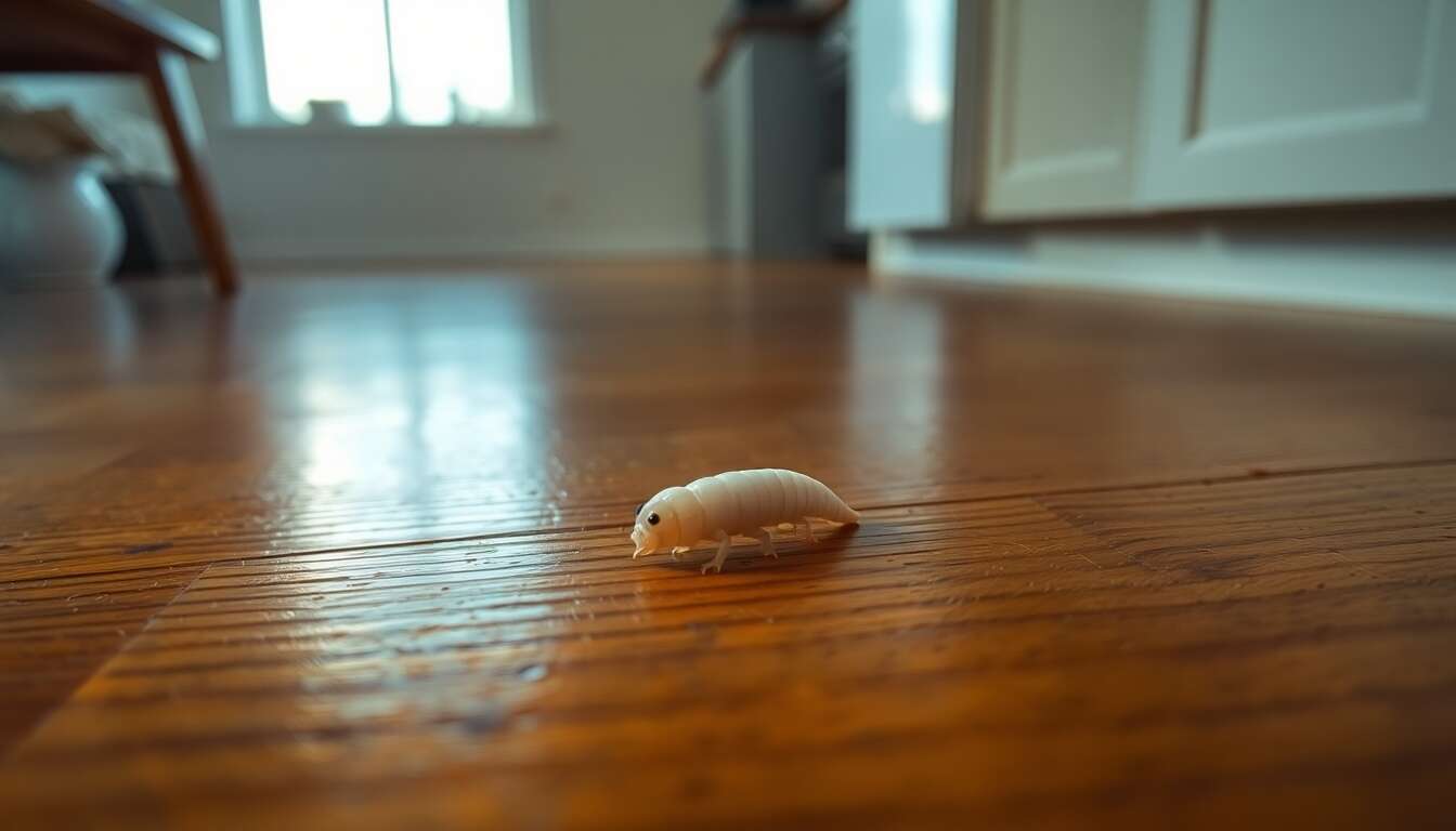 Asticot dans la maison : signification et solutions