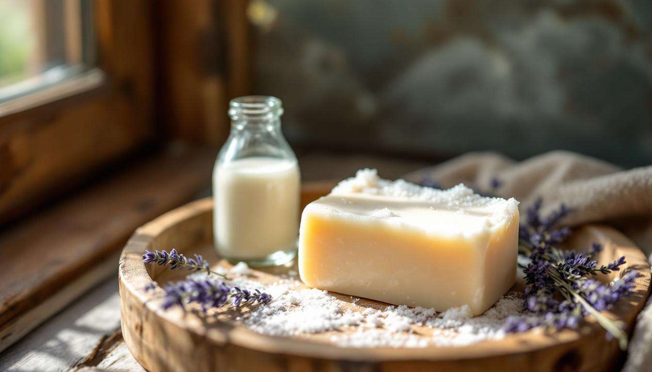 Savon au lait de chèvre : solution naturelle pour le psoriasis